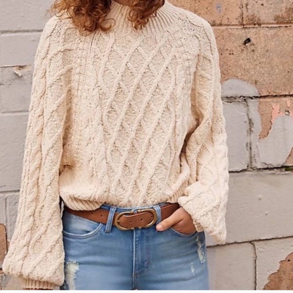 Free People Sweaters - Free People Balloon Sleeve Pullover